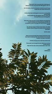 Pin Oleh Rizmaya Mumtaazah Di Quotes Kutipan Terbaik Sajak Kata Kata Indah