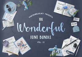 722,037 downloads (55 yesterday) 6 comments free for personal use. The Wonderful Font Bundle Iii Font Bundles