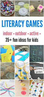Literacy Games For Kids Indoor And Outdoor Learning Fun Literacy Night Activities Literacy Games Fun Learning
