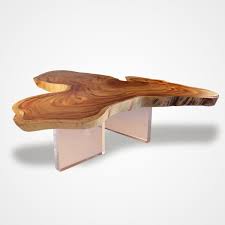 One of the best diy farmhouse coffee table to easily build at home. Free Form Wood Floating Cocktail Table And Clear Acrylic Rotsen Furniture