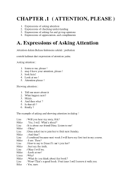 Asking and getting attention greatedu. Materi Kelas 8