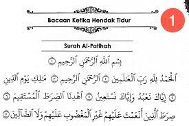 Doa Sebelum Tidur Selepas Bangun Tidur Dengan Maksud