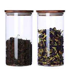 Tea tin for loose leaf 2 4 air airtight bag bags best black box bulk caddy can candy. Buy Kkc Home Accents Glass Canister With Wood Lid Tea Canisters For Loose Tea Airtight Tea Containers Airtight Glass Container For Loose Leaf Tea Coffee Bean Glass Jar Wood Lid 39 Floz 2 Pack Online In Kazakhstan B07kc6wfh2