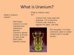 Just as you can turn thorium into uranium, you can turn uranium into plutonium. Questions And Answers About Uranium With Karen And Cassandra Ppt Download