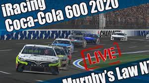 Watch free nascar live streamings. Iracing 2020 Coca Cola 600 Youtube
