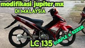 Asyiknya, semua aksesoris tersebut mudah di aplikasikan. Keren Modifikasi Simple Jupiter Mx Malaysia Yamaha Lc 135 Part 1 Youtube