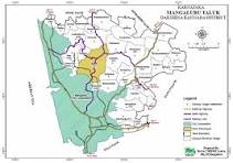 Mangalore Location Map Graphic