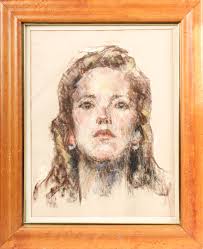 Sold at Auction: Blanche Rothschild (American/NY, 1893-1988) Two Pastel  Portrait Paintings