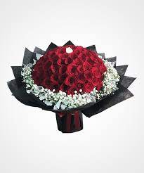 Buket bunga mawar, kota surabaya. Rangkaian Bunga 99 Passionately Yours Bouquet Olusta
