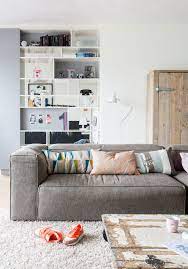 twee onder een kap woning in eelderwolde vtwonen thuis woonkamer grijs interieur binnenhuisarchitect