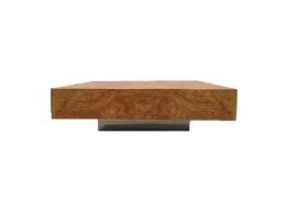 Thayer coggin milo baughman style parsons tall coffee low dining table. Coffee Table Milo Baughman Thayer Coggin Burl Wood Finish Chrome Cubist Mcm Mid Centry Modern Hollywood Regency Vintage Furniture Designer