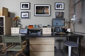 Representation Of 2 Person Desk Ikea Good Idea Of Sharing Desk Office Cozy Home Office Office Desk Designs Home Office Design