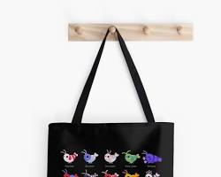 tote bag with a Red Bee Shrimp designの画像