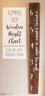 Diy Wooden Growth Chart For Kids Step By Step Instructions