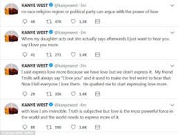 What that means is that half the time he's so it looks like kanye west had been watching some cooking shows before going out to eat and tweeting about it. Kim Kardashian Scolds Kanye West On Twitter Daily Mail Online