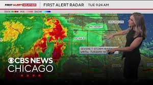 Line of severe storms barrel into Chicago area