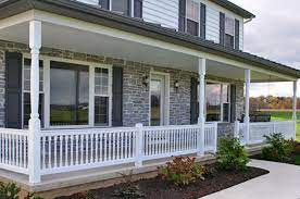 The building code in your community will have a big impact on the choices you have for your porch. Front Porch Railing Designs