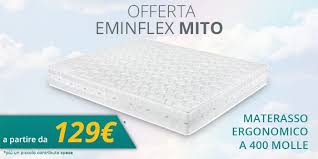 Il letto anna, totalmente made in italy, è disponibile nei colori bianco o grigio. Materassi Eminflex Offerte Sconti E Promozioni Nel 2020 Materasso Letto Contenitore Trapunte