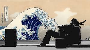 Artistic wallpaper the great wave of kanagawa by mycollection the great wave off kanagawa poster. Hitachi Maxell The Great Wave Off Kanagawa Hd Wallpapers Desktop And Mobile Images Photos