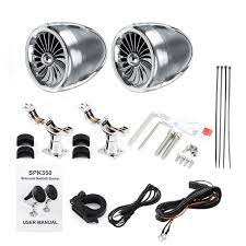 3 5 Inch 300w Waterproof Bluetooth Motorcycle Stereo 2 Speaker Mp3 Player Amplifier System Motorcycle From A Motorcycle Stereo Waterproof Bluetooth Mp3 Player