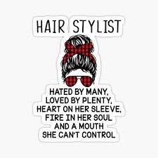 Funny Hairstylist Quote Stickers Redbubble