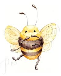 Bumblebee Nursery Bumblebee Art Bumblebee Watercolor Etsy Bee Art Bumble Bee Art Bee Drawing