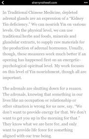 Listen To Your Body It Knows Kidney Yin Deficiency Depleted Adrenal Glands Tcm Adrenal Glands Adrenals Traditional Chinese Medicine