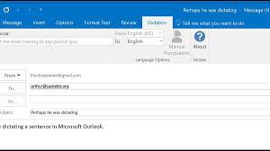 Dictate Email Messages In Microsoft Outlook Cnet