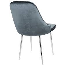First, it is upholstered with soft, sumptuous velvet, adding sheen and texture bamboo & velvet dining chairs with blue velvet upholstery in de style of vivai del sud, italy, 1970s. Modern Side Chairs Malta Blue Chrome Dining Chair Eurway