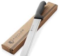 Amazon.com: KUTLER Cuchillo profesional de pan y cortador de ...