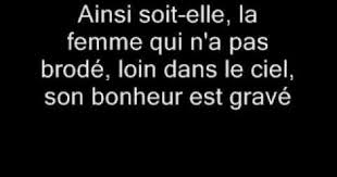 Manau La Sorciere Paroles