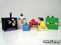 Little Plastic Man Don T Mess With These Birds Bird Paper Craft Angry Birds Bird Crafts