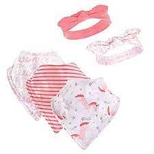 Hudson Baby Bandana Bib Headband Set 56205