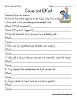 Cause And Effect Resources Have Fun Teaching Cause And Effect Worksheets Teaching Blogs Cause And Effect