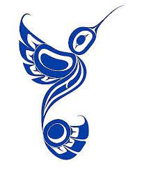 Tattoos Middot Hummingbirds Decal Nation Northern Tutchone Dene Artist Justien Senoa Wood Native A Native Artwork Native American Art American Indian Art