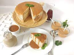 Thai Tea Mille Crepe Cake Desserts Crepe Cake Food