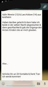 Die fragen sind in kategorien unterteilt, um dir die auswahl leichter zu machen. Whatsapp Kettenbrief Ernstnehmen Oder Nicht Dringend Hilfe