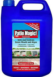 Katy patio offers various patio surfaces that include flagstone, concrete pavers, and stone pavers. Patio Magic Concentrate Ideal For Patios Paths And Driveways Kills Algae And Lichens 5 Litres Amazon Co Uk Garden Outdoors