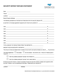 To make sure there are no misunderstandings and to help document the transaction, it's important to create a security deposit return letter. Deposit Refund Form Fill Out And Sign Printable Pdf Template Signnow