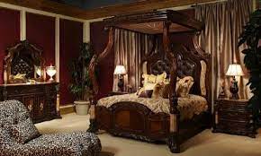 4pc Bedroom Set Vp Aico Furniture Canopy Bedroom Sets Bedroom Furniture Sets Bedroom Sets