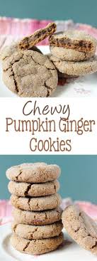 Chewy Pumpkin Gingersnap Cookies Recipe Ginger Cookies Delicious Desserts Dessert Recipes
