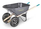 2-Wheeled Wheelbarrow, 6-cu.ft. Yardworks