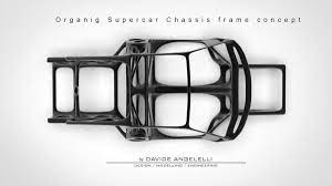 Lamborghini Aventador Organic Chassis Frame Lamborghini Aventador Car Frames Racing Car Design