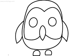 Roblox coloring pages adopt me monkey. Roblox Adopt Me Coloring Pages Owl Xcolorings Com Coloring Home