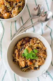 Kiam Peng Salty Savory Rice In Rice Cooker Savory Rice Asian Dishes Savory