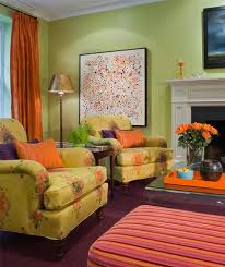 Holly Dyment Interior Designer Living Room Orange Living Room Decor Colors Living Room Green