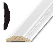 The mouldings or frame are made from engineered or artificial teak wood, pine wood, white wood, beech wood, wenge, rosewood, sapele and so on. Kelleher 5 8 In X 2 1 2 In Primed Pine Chair Rail Moulding P452pr The Home Depot Chair Rail Moulding Pine Chairs Chair Rail Molding