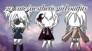 To do this, you need to use the character creator. 20 Cute Aesthetic Girl Outfits Gacha Life Youtube