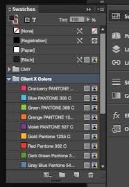 You can use the eyedropper tool to get colors from other matching projects. Setting Indesign Default Fonts And Colors The Graphic Mac