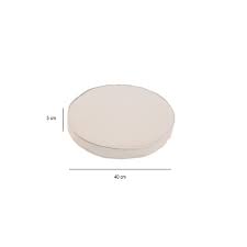 Coprisedia cuscino rotondo fruit limone casa e giardino con stampe cuscino rotondo giardino. Cuscino Tondo Colore Ecru Per Sedie Diametro 40 Cm